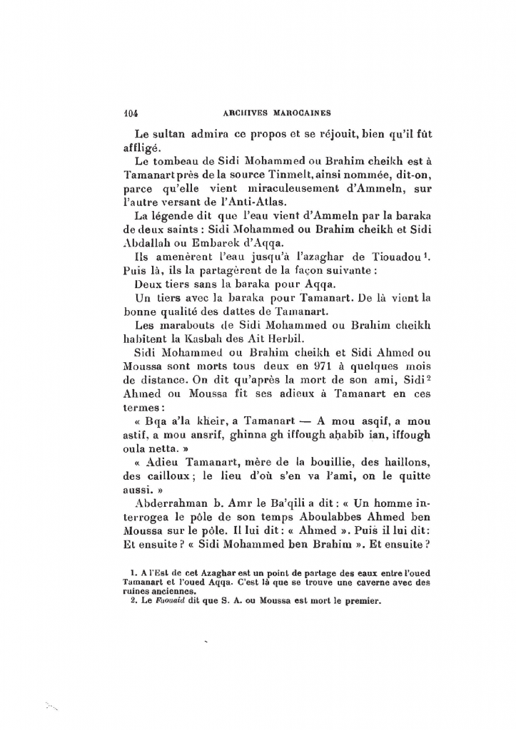 Archives Marocaines, 28 et 29 sidi ahmed ou moussa_Page_105